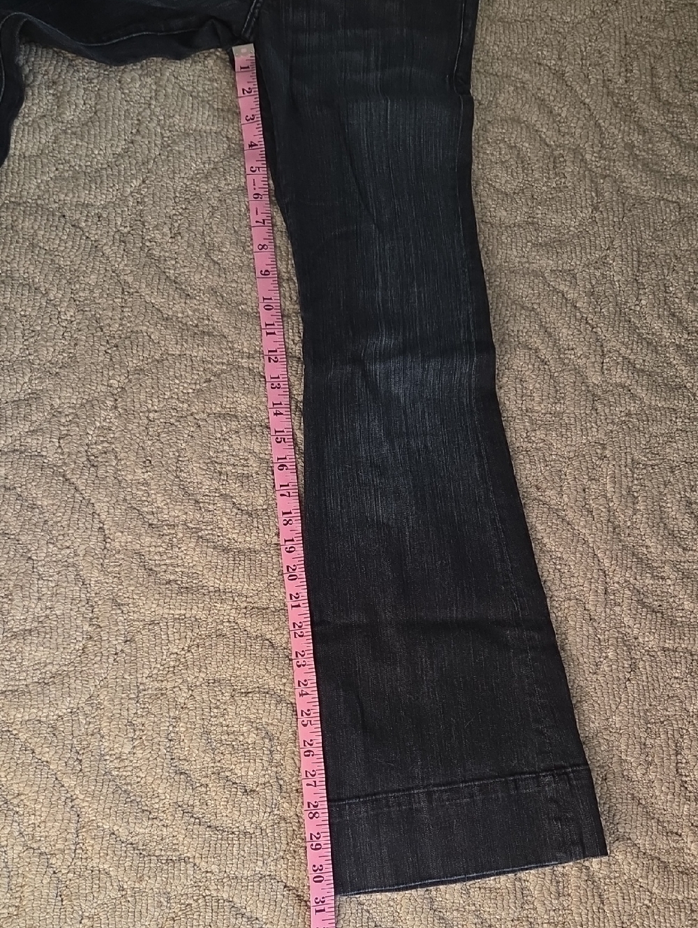 See Thru Soul Women's Dark Wash Flare Jeans - Picture 12 of 12